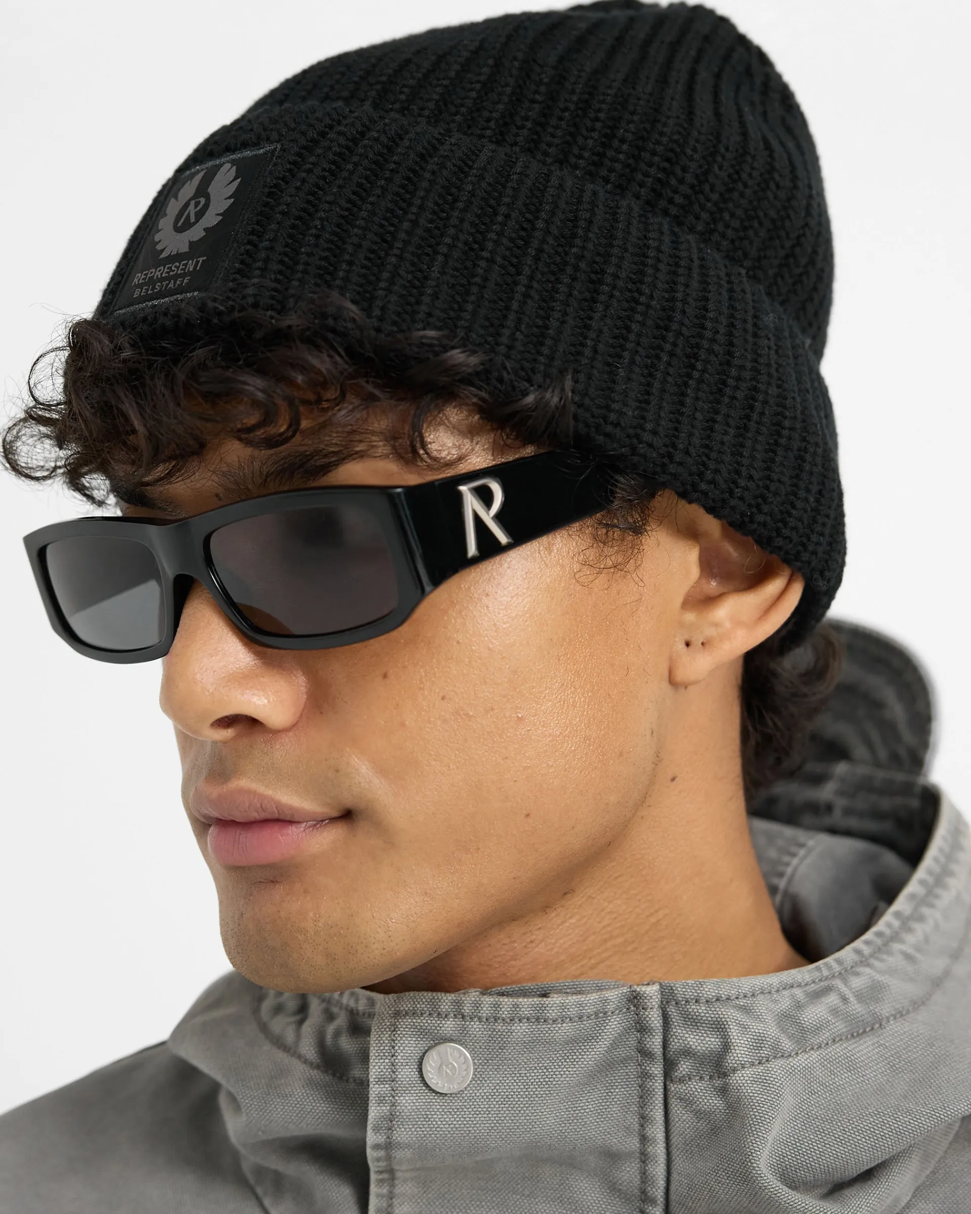 Represent X Belstaff Patch Beanie -> Beanies