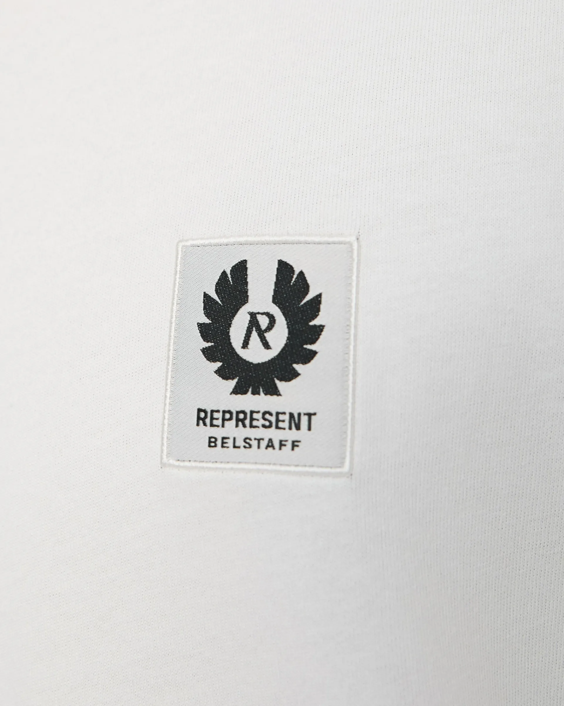 Represent X Belstaff Patch T-Shirt - Flat White> T-Shirts