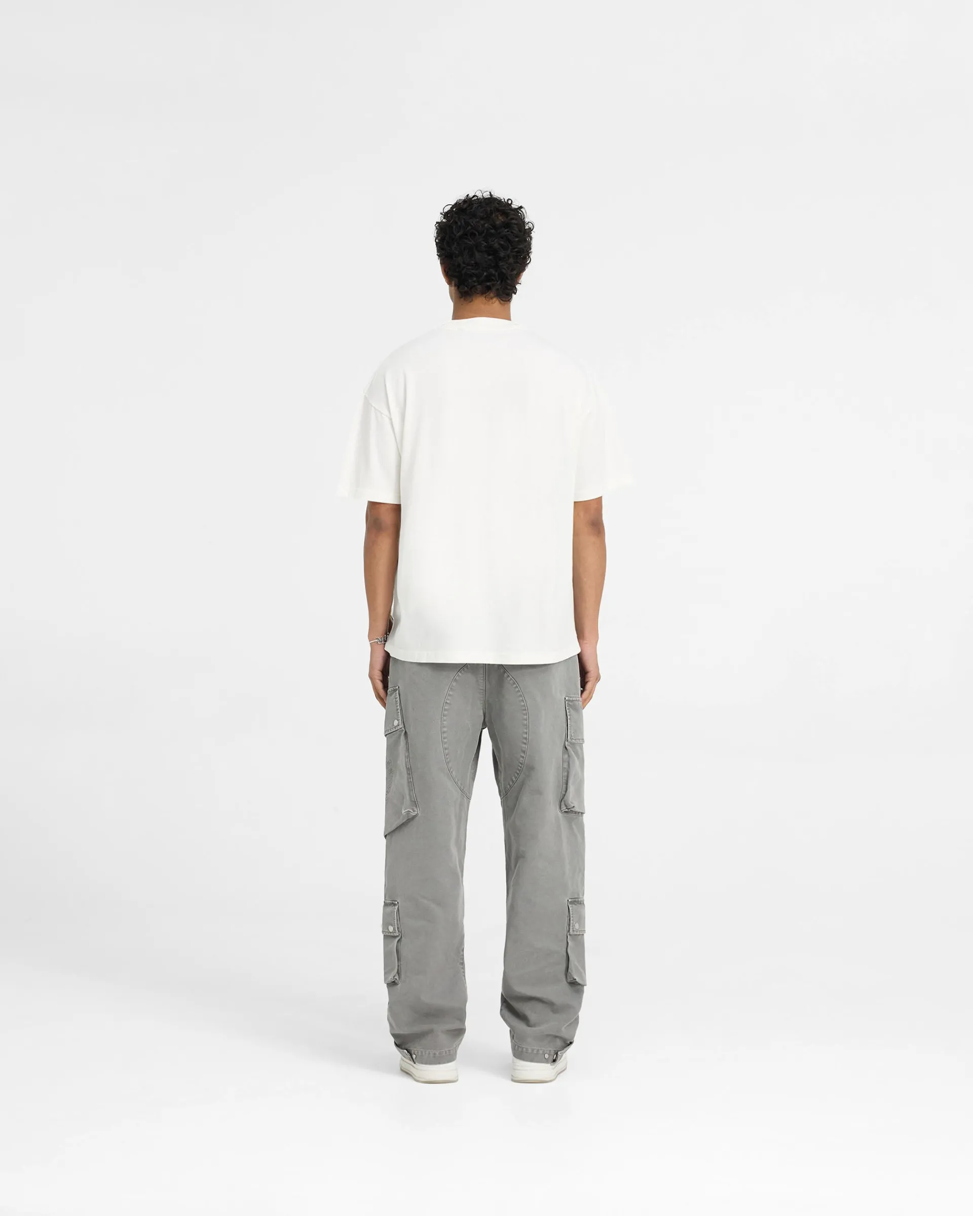 Represent X Belstaff Patch T-Shirt - Flat White> T-Shirts