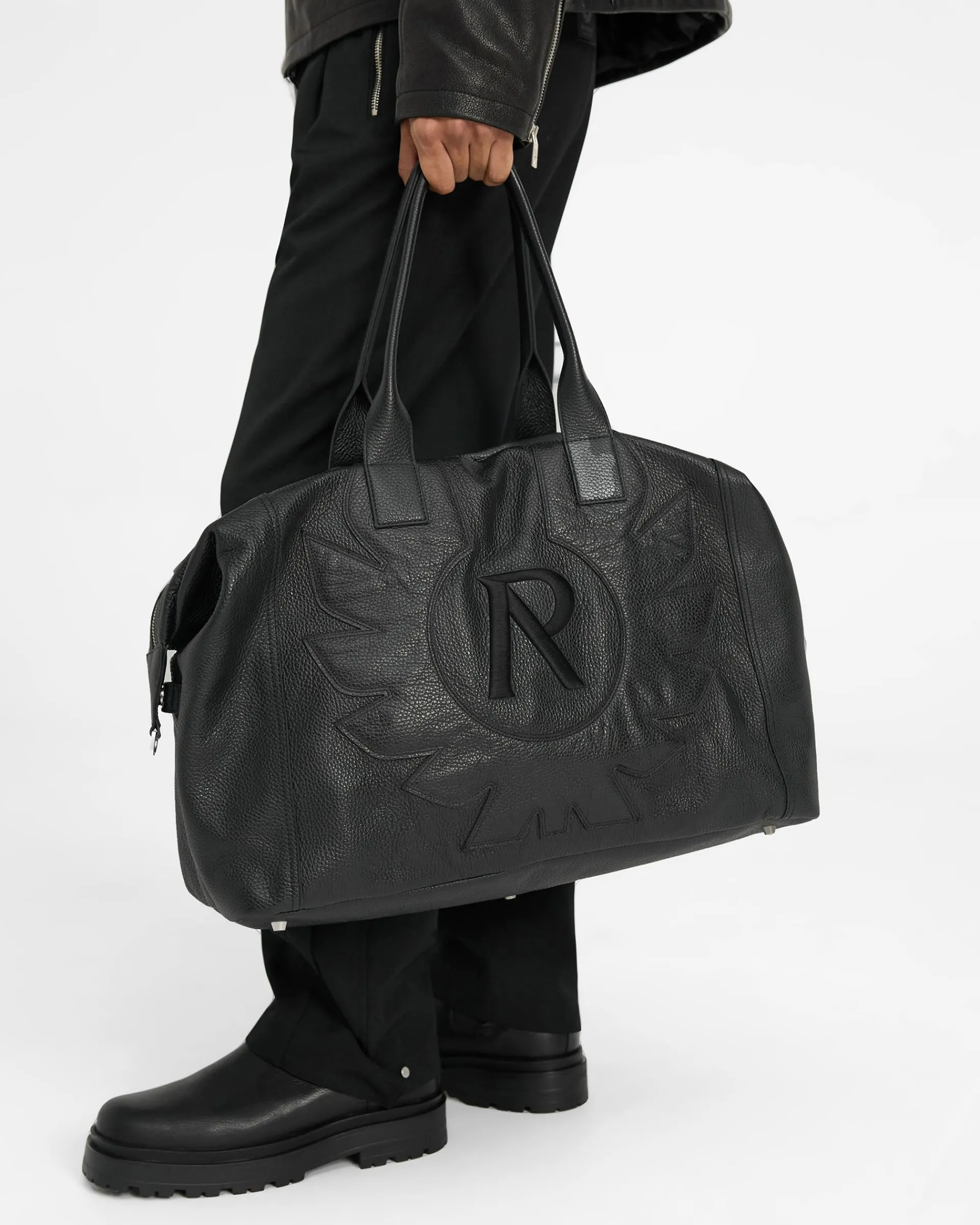 Represent X Belstaff Phoenix Leather Duffle Bag -> Bags
