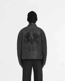Represent X Belstaff Race Leather Jacket -><noscript><img width=