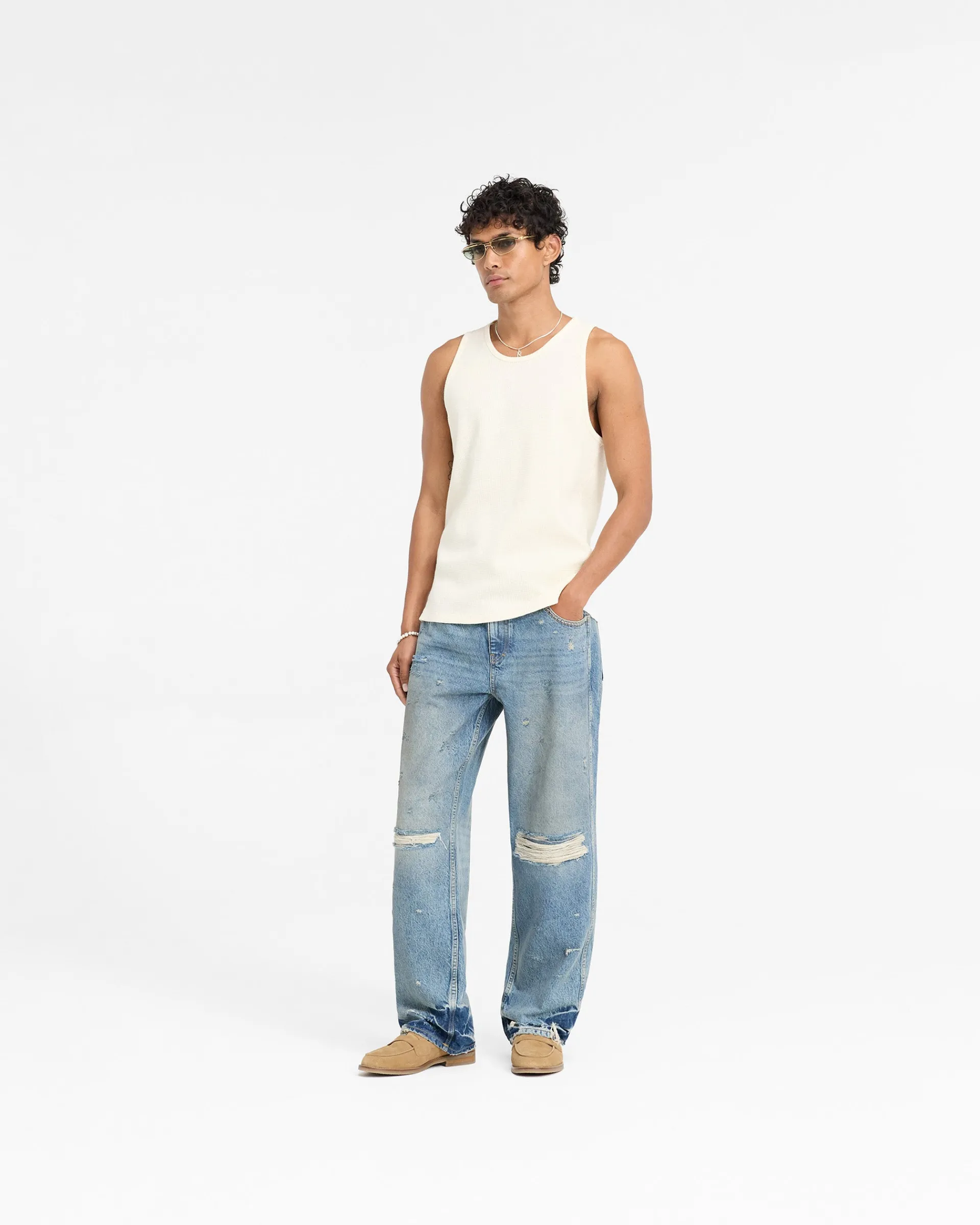 Represent X Duke + Dexter Ribbed Vest -> Vests | T-Shirts