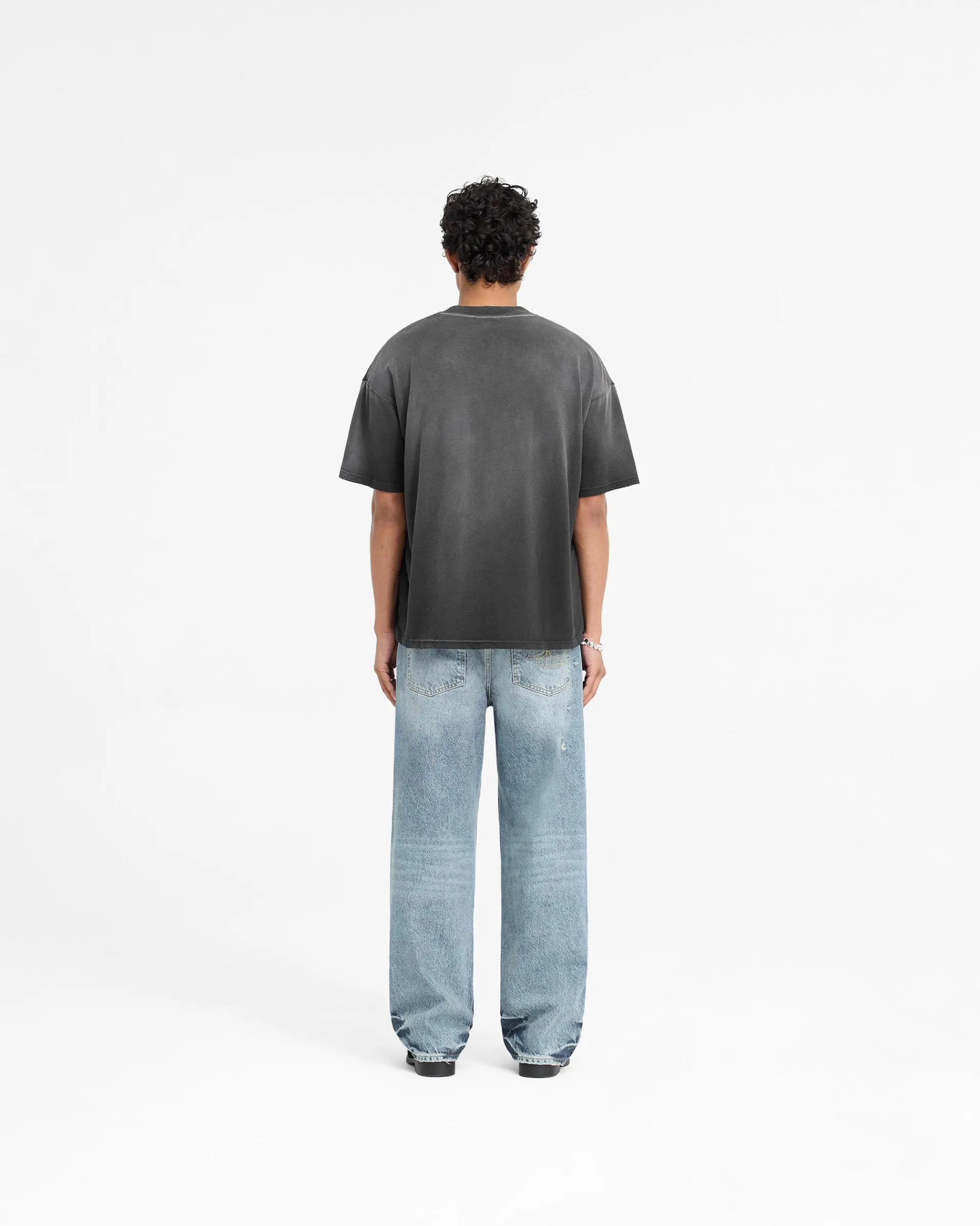 Represent X Duke + Dexter Rearview Mirror T-Shirt - Stained Black> T-Shirts