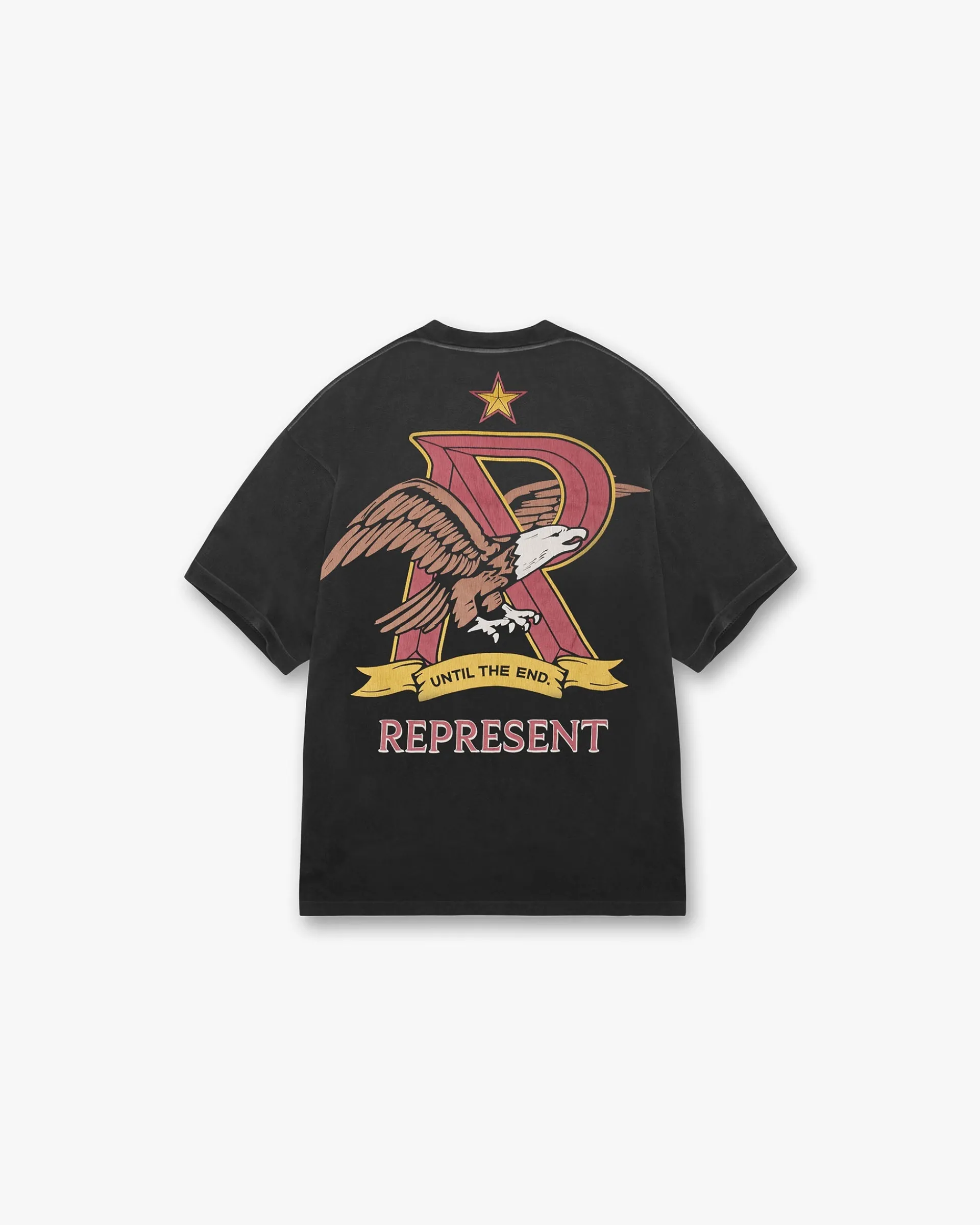 Represent X End Eagles T-Shirt - Stained Black> T-Shirts