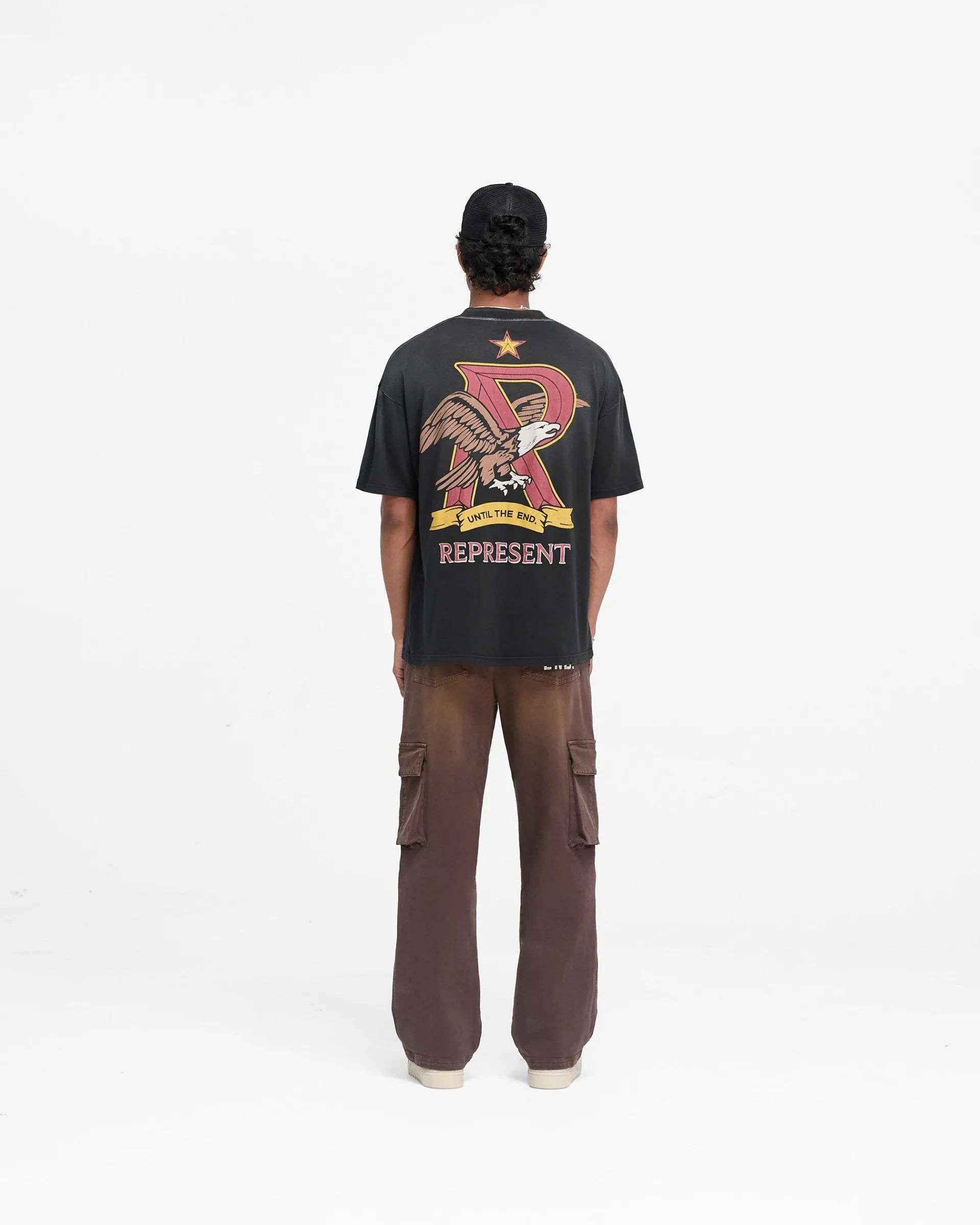 Represent X End Eagles T-Shirt - Stained Black> T-Shirts