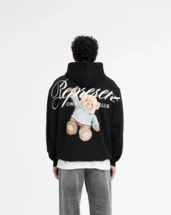 Represent X Harrods Bear Owners Club Hoodie - Jet Black><noscript><img width=