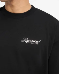 Represent X Harrods Bear Owners Club T-Shirt - Jet Black><noscript><img width=