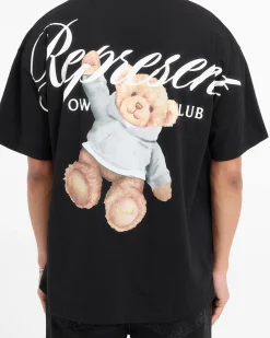 Represent X Harrods Bear Owners Club T-Shirt - Jet Black><noscript><img width=