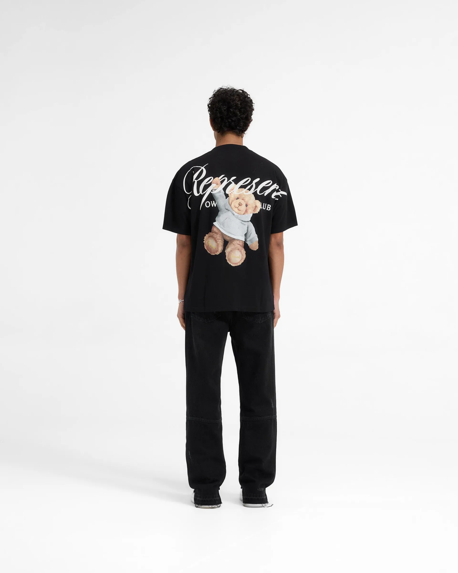 Represent X Harrods Bear Owners Club T-Shirt - Jet Black> T-Shirts
