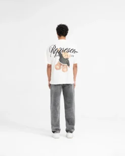 Represent X Harrods Bear Owners Club T-Shirt - Flat White><noscript><img width=
