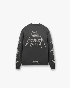 Represent X Metallica Garage Inc Long Sleeve T-Shirt - Stained Black> Represent X Metallica | T-Shirts