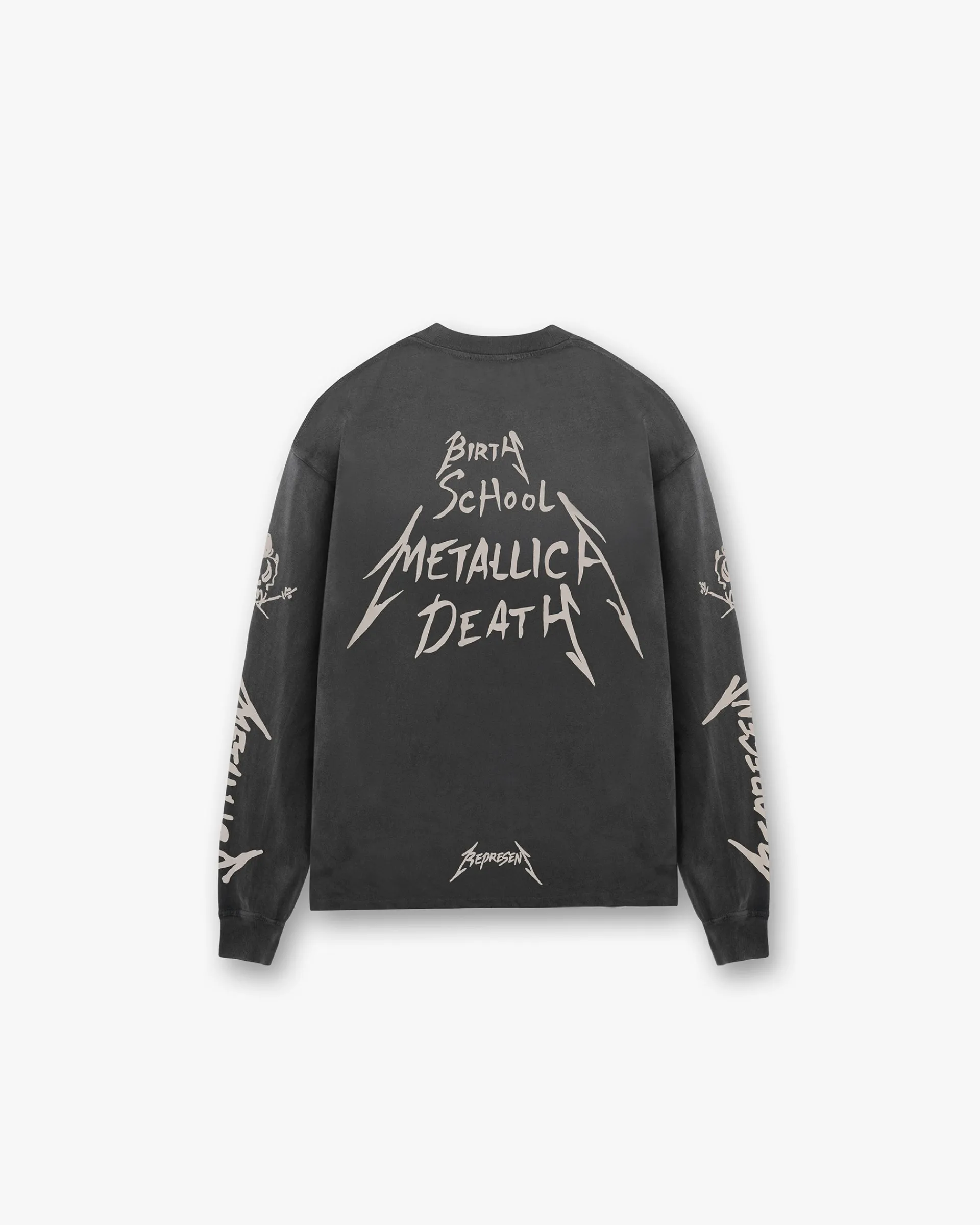 Represent X Metallica Garage Inc Long Sleeve T-Shirt - Stained Black> Represent X Metallica | T-Shirts