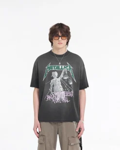 Represent X Metallica Justice T-Shirt - Stained Black><noscript><img width=
