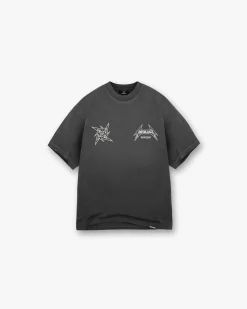 Represent X Metallica Local Crew T-Shirt - Stained Black> Represent X Metallica | T-Shirts