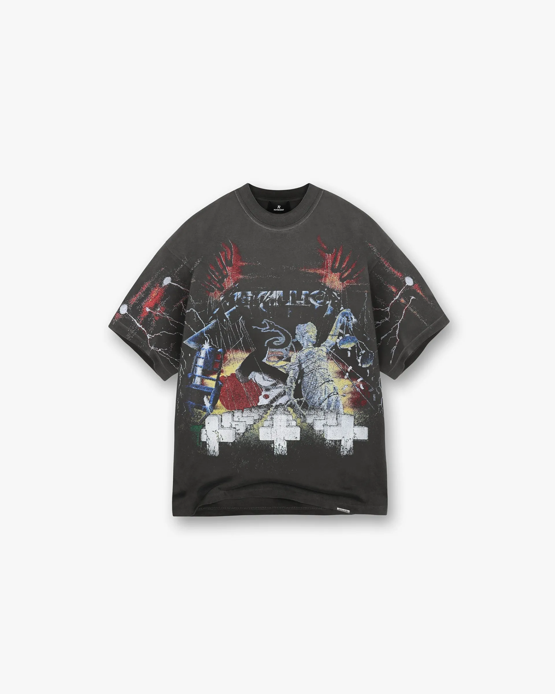 Represent X Metallica Master Of Puppets T-Shirt - Vintage Grey> Represent X Metallica | T-Shirts