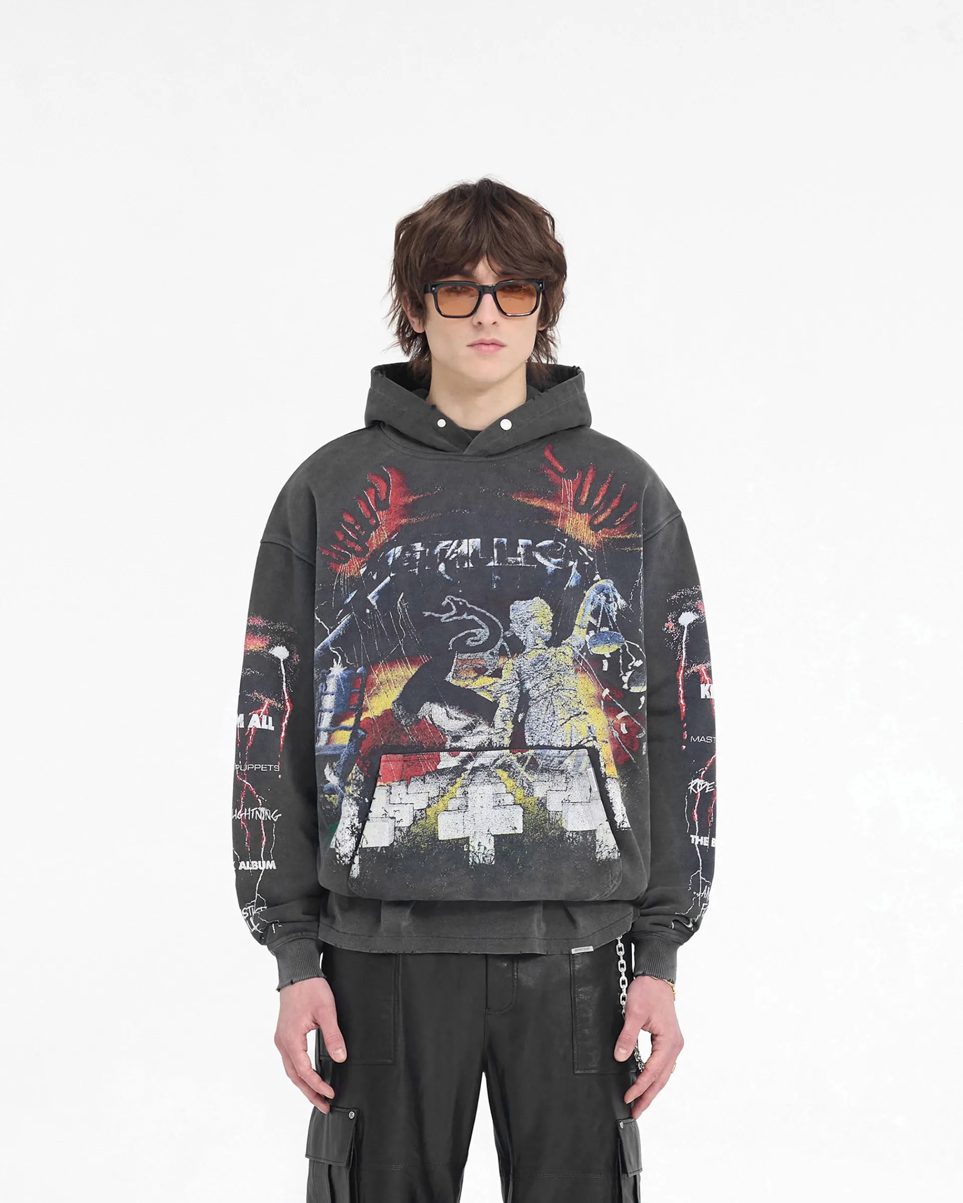 Represent X Metallica Master Of Puppets Hoodie - Vintage Grey> Represent X Metallica | Hoodies