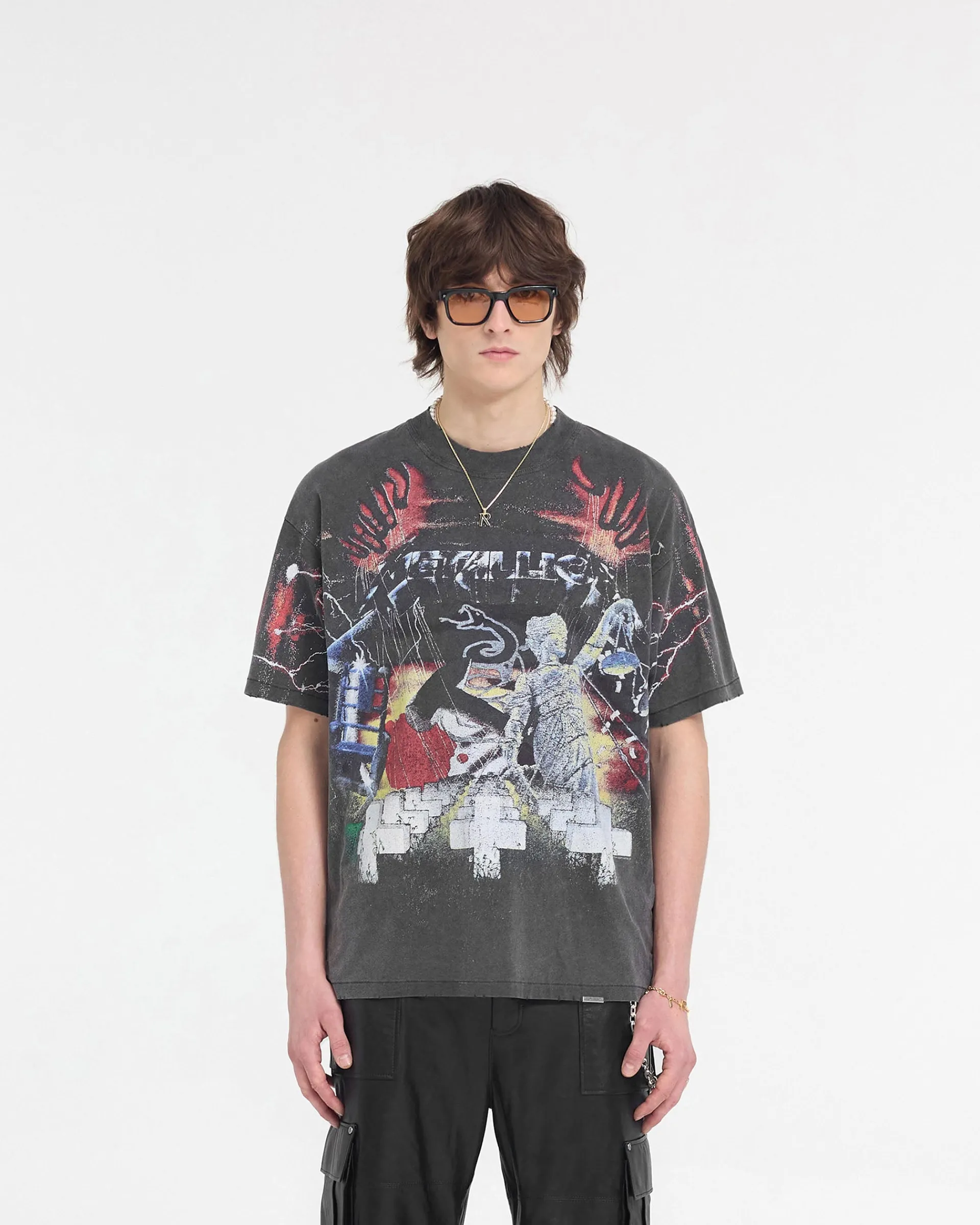 Represent X Metallica Master Of Puppets T-Shirt - Vintage Grey> Represent X Metallica | T-Shirts
