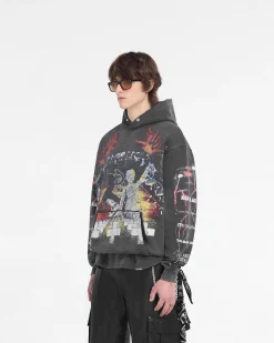 Represent X Metallica Master Of Puppets Hoodie - Vintage Grey><noscript><img width=