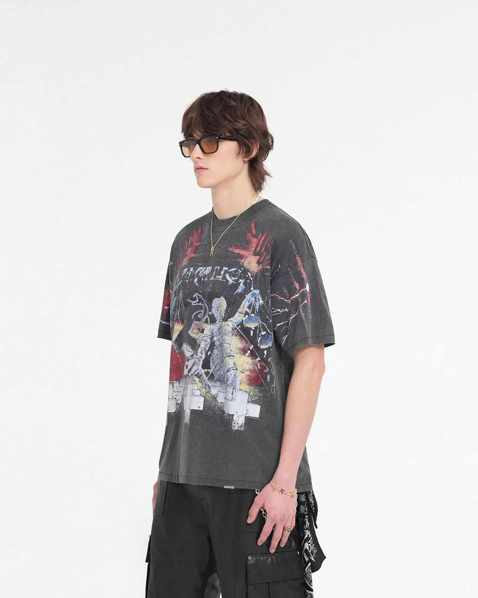 Represent X Metallica Master Of Puppets T-Shirt - Vintage Grey> Represent X Metallica | T-Shirts