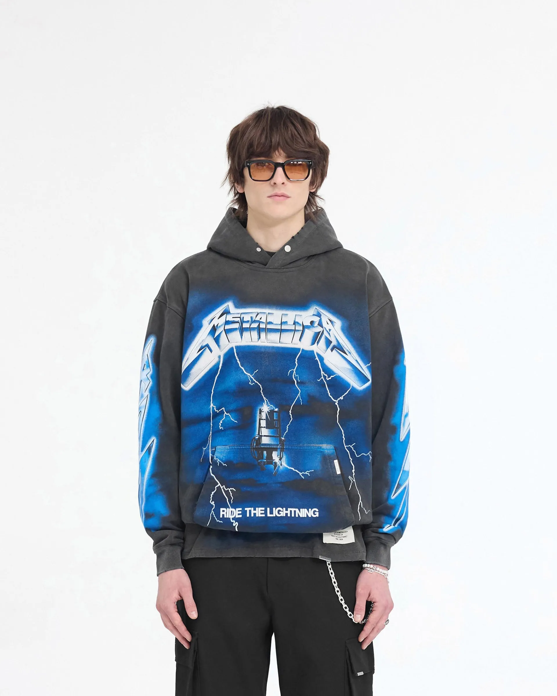 Represent X Metallica Ride The Lightning Hoodie - Vintage Grey> Represent X Metallica | Hoodies