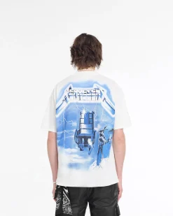 Represent X Metallica Ride The Lightning T-Shirt - Flat White><noscript><img width=