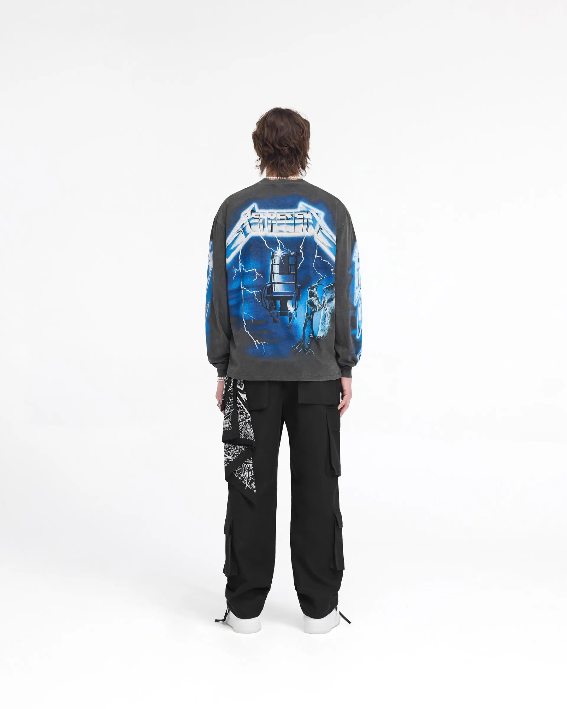Represent X Metallica Ride The Lightning Long Sleeve T-Shirt - Vintage Grey> Represent X Metallica | T-Shirts