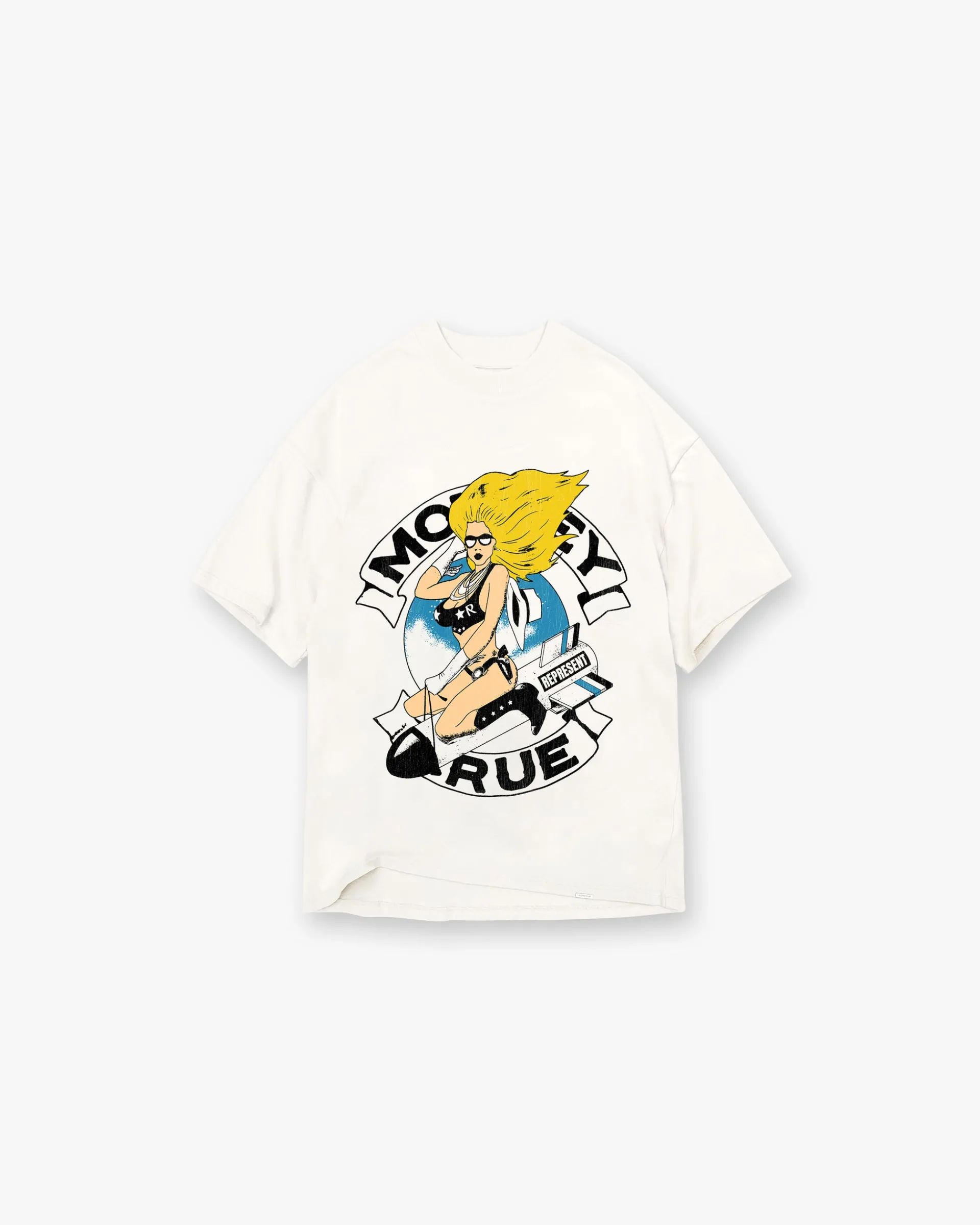 Represent X Mötley Crüe Secret Show T-Shirt - Flat White> T-Shirts