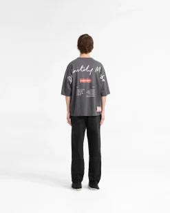 Represent X Oasis Definitely Maybe T-Shirt - Washed Black><noscript><img width=