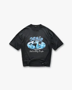 Represent X Oasis Maine Road T-Shirt - Washed Black> T-Shirts
