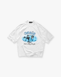 Represent X Oasis Maine Road T-Shirt - Flat White> T-Shirts
