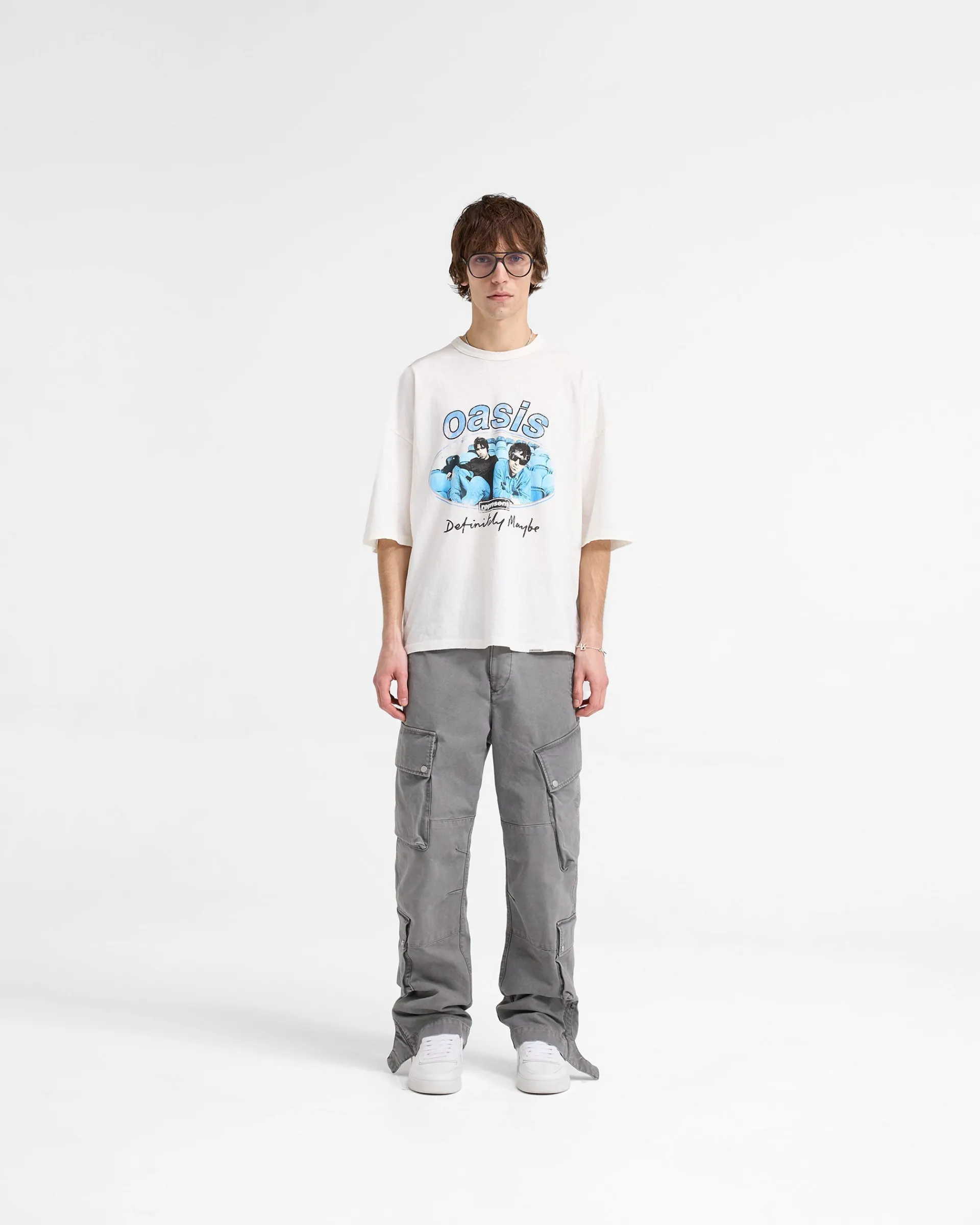 Represent X Oasis Maine Road T-Shirt - Flat White> T-Shirts