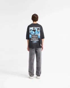 Represent X Oasis Maine Road T-Shirt - Washed Black><noscript><img width=