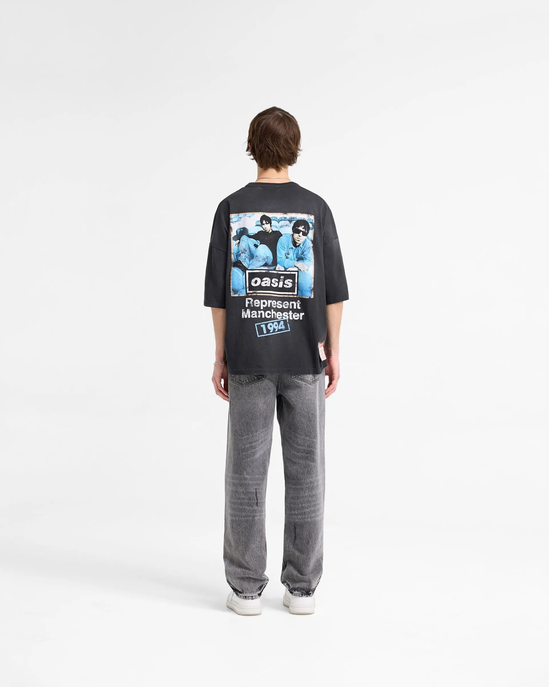 Represent X Oasis Maine Road T-Shirt - Washed Black> T-Shirts