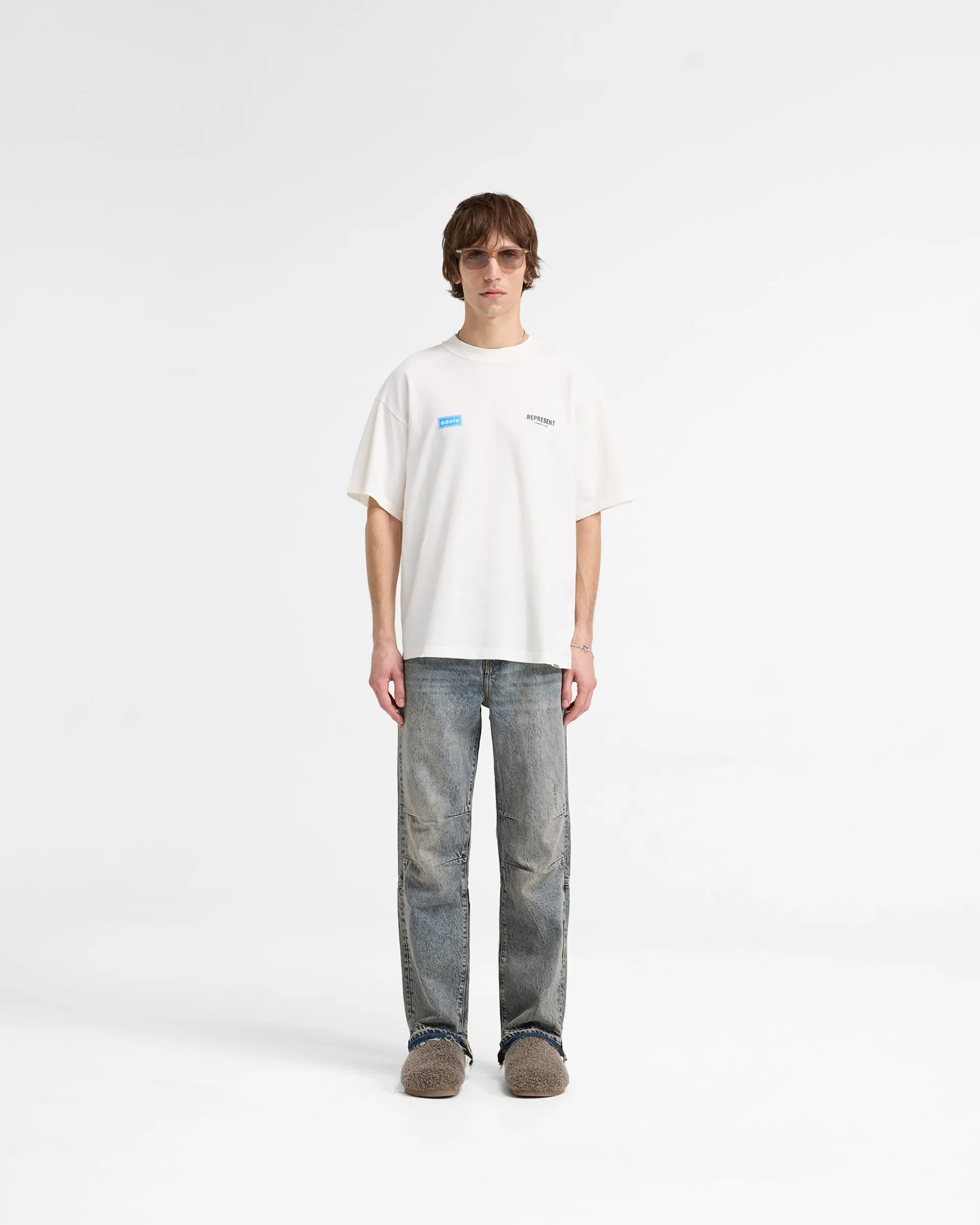 Represent X Oasis Owners Club T-Shirt - Flat White> T-Shirts