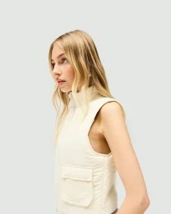 Represent Revolver Gilet - Warm White><noscript><img width=