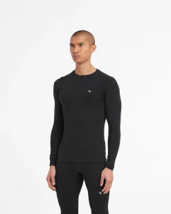 Represent 247 Ribbed Long Sleeve Top -> T-Shirts