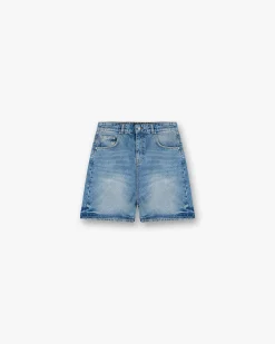 Represent R10T Tailored Denim Shorts - Blue 60> Denim