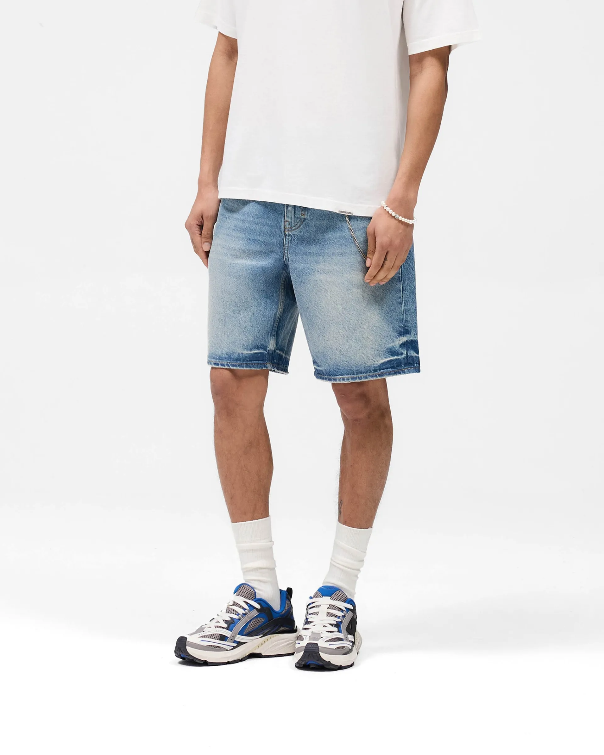 Represent R10T Tailored Denim Shorts - Blue 60> Denim