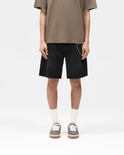Represent R10T Tailored Denim Shorts -><noscript><img width=