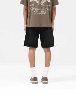 Represent R10T Tailored Denim Shorts -><noscript><img width=