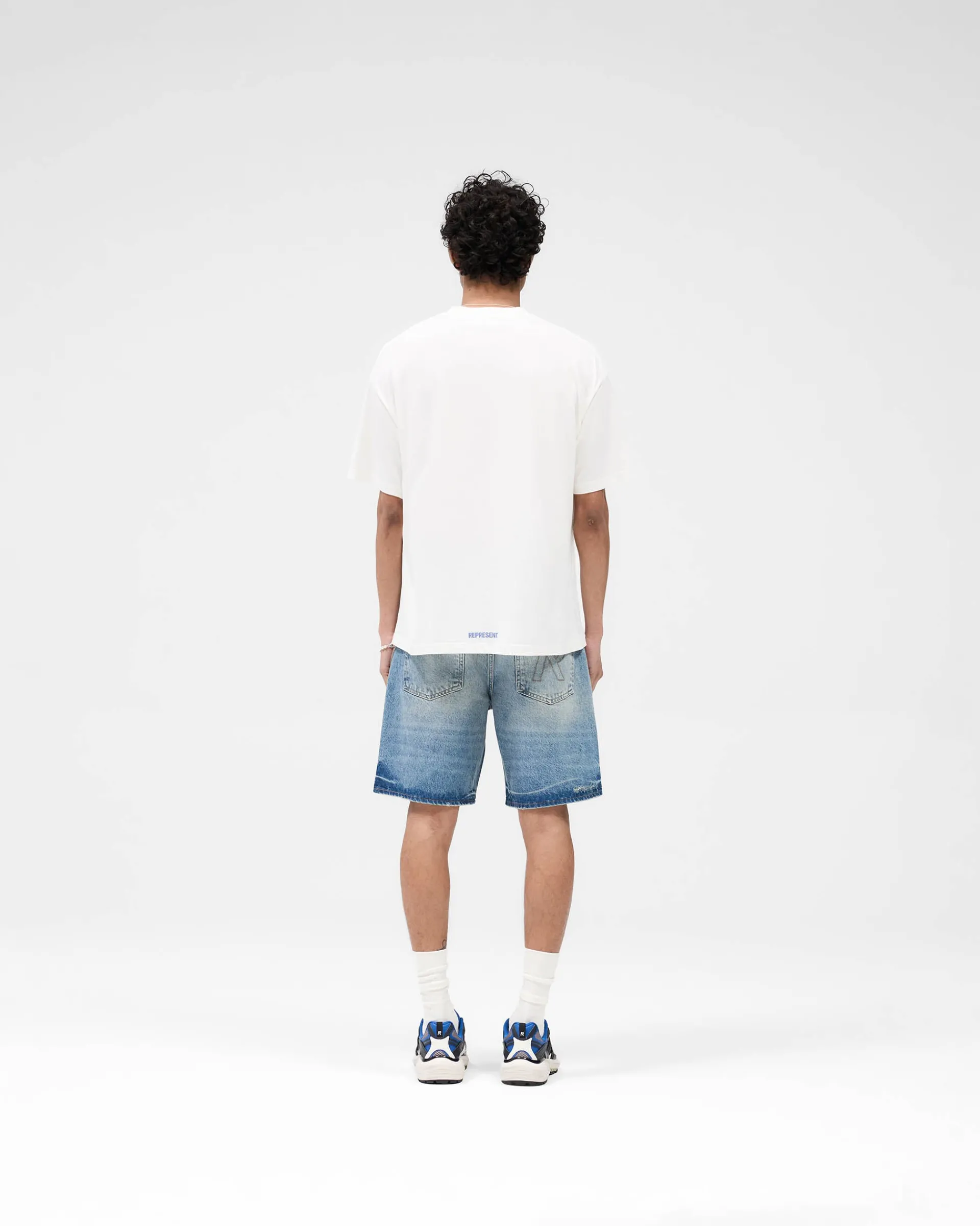 Represent R10T Tailored Denim Shorts - Blue 60> Denim