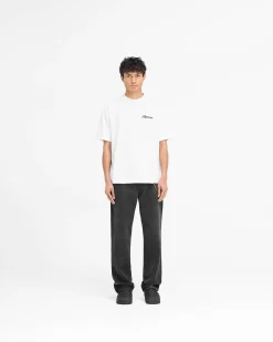 Represent Script Logo T-Shirt - Flat White><noscript><img width=