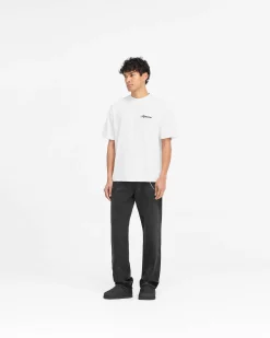 Represent Script Logo T-Shirt - Flat White><noscript><img width=