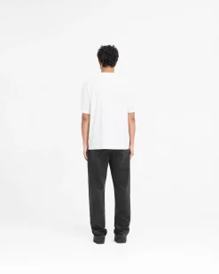 Represent Script Logo T-Shirt - Flat White><noscript><img width=