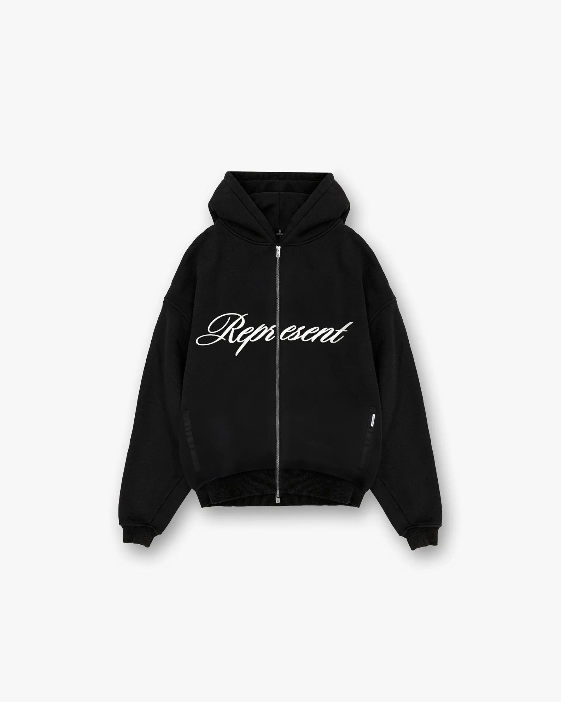 Represent Script Logo Zip Hoodie -> Hoodies