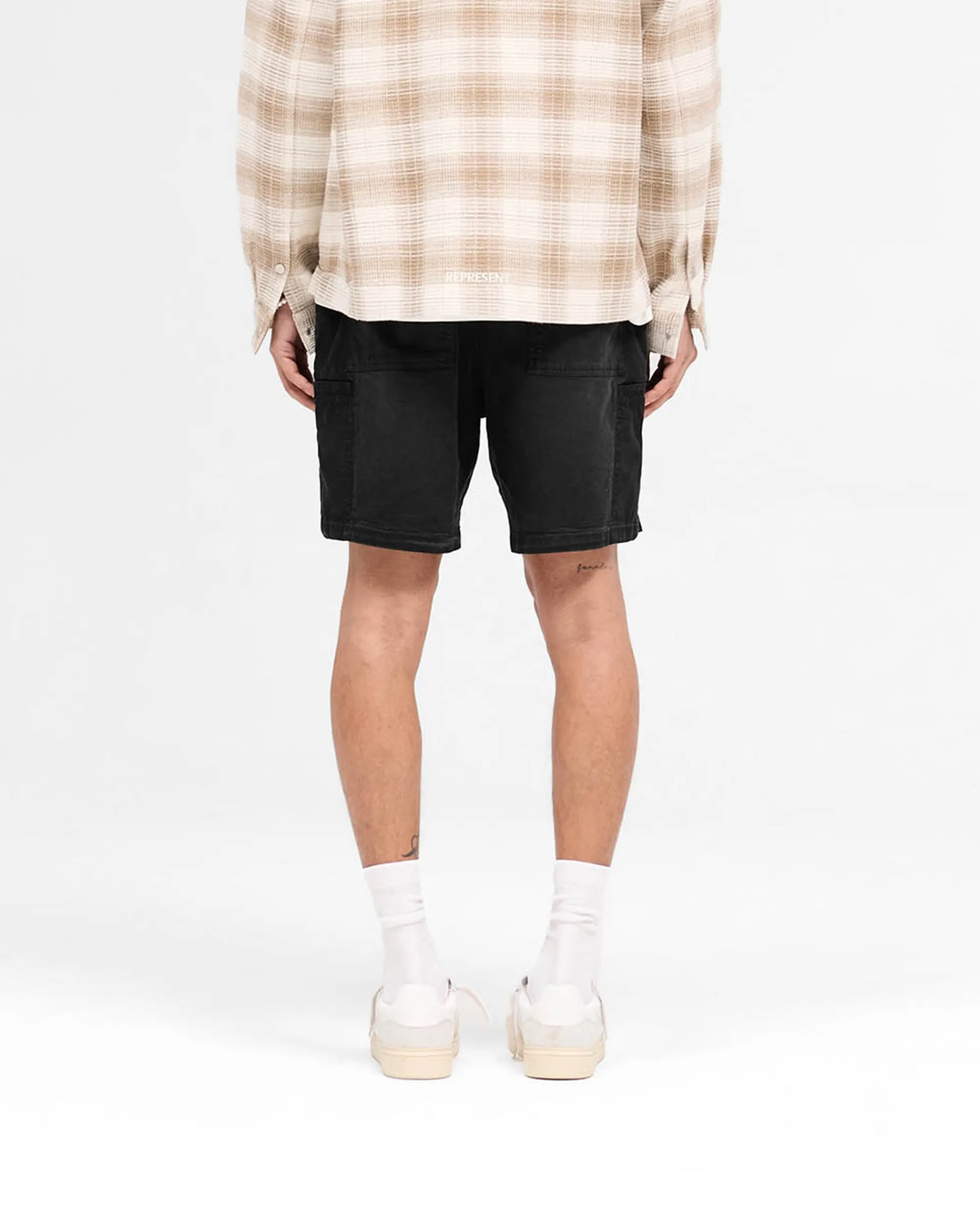 Represent Season Cargo Short - Jet Black> Shorts
