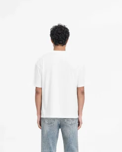 Represent Serif Logo T-Shirt - Flat White><noscript><img width=
