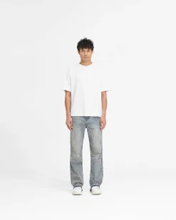 Represent Serif Logo T-Shirt - Flat White><noscript><img width=