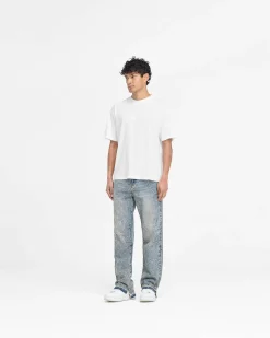 Represent Serif Logo T-Shirt - Flat White><noscript><img width=