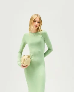 Represent Shadow Midi Dress - Forest Shade> Dresses